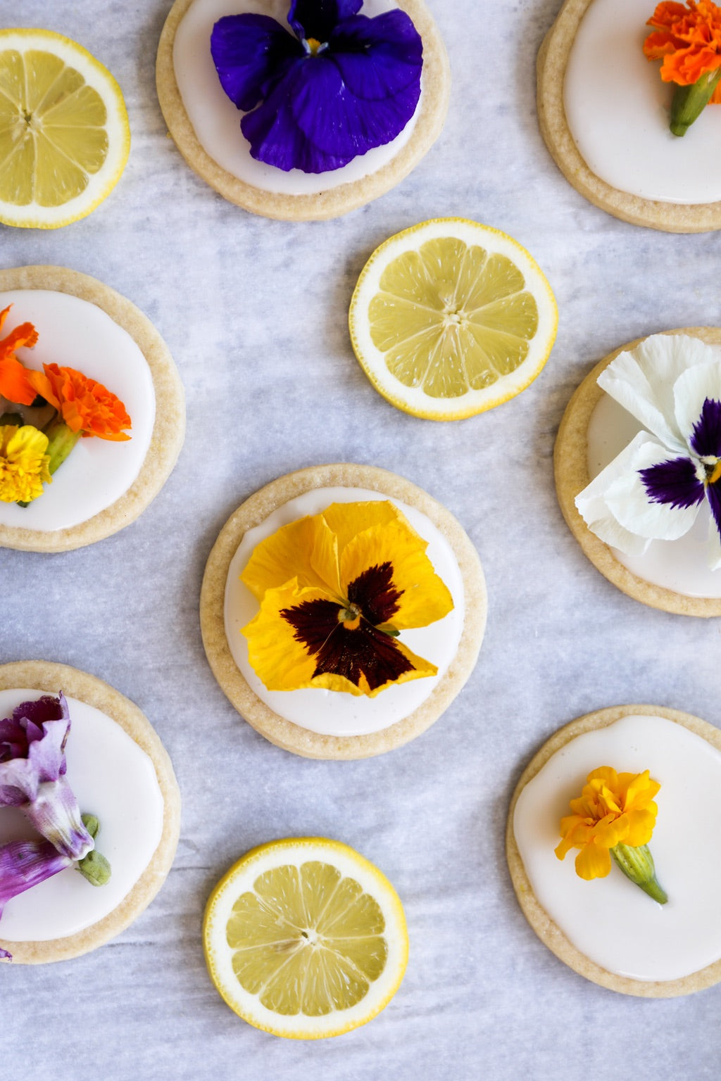 Vegan Lemon Shortbread Cookies