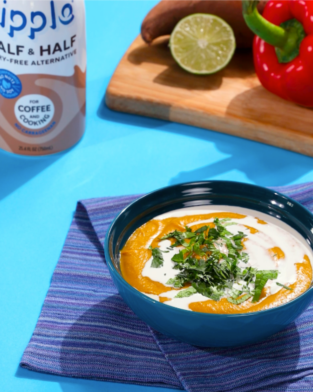 Curry Lentil and Sweet Potato Soup