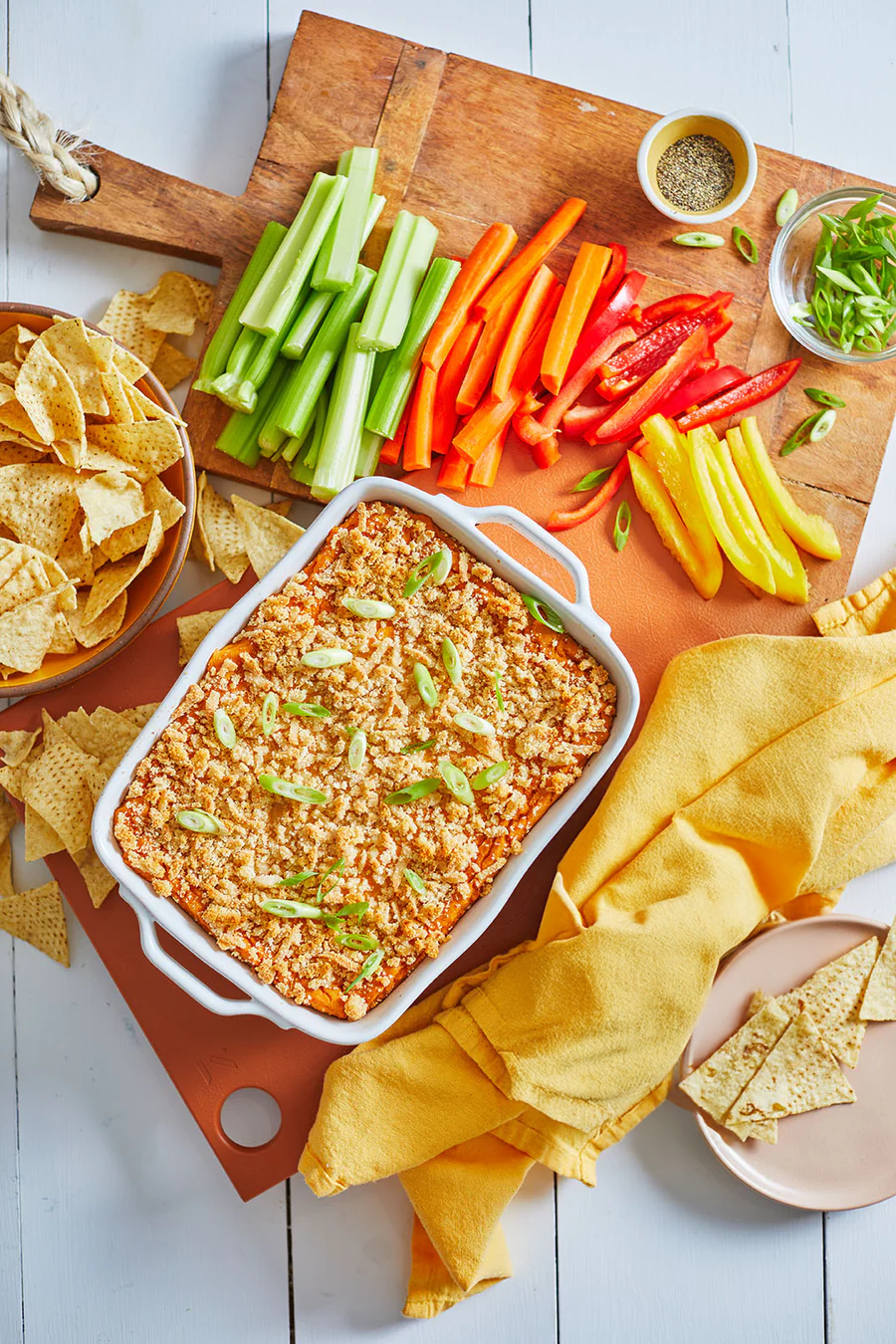 Vegan Baked Buffalo Cauliflower Dip