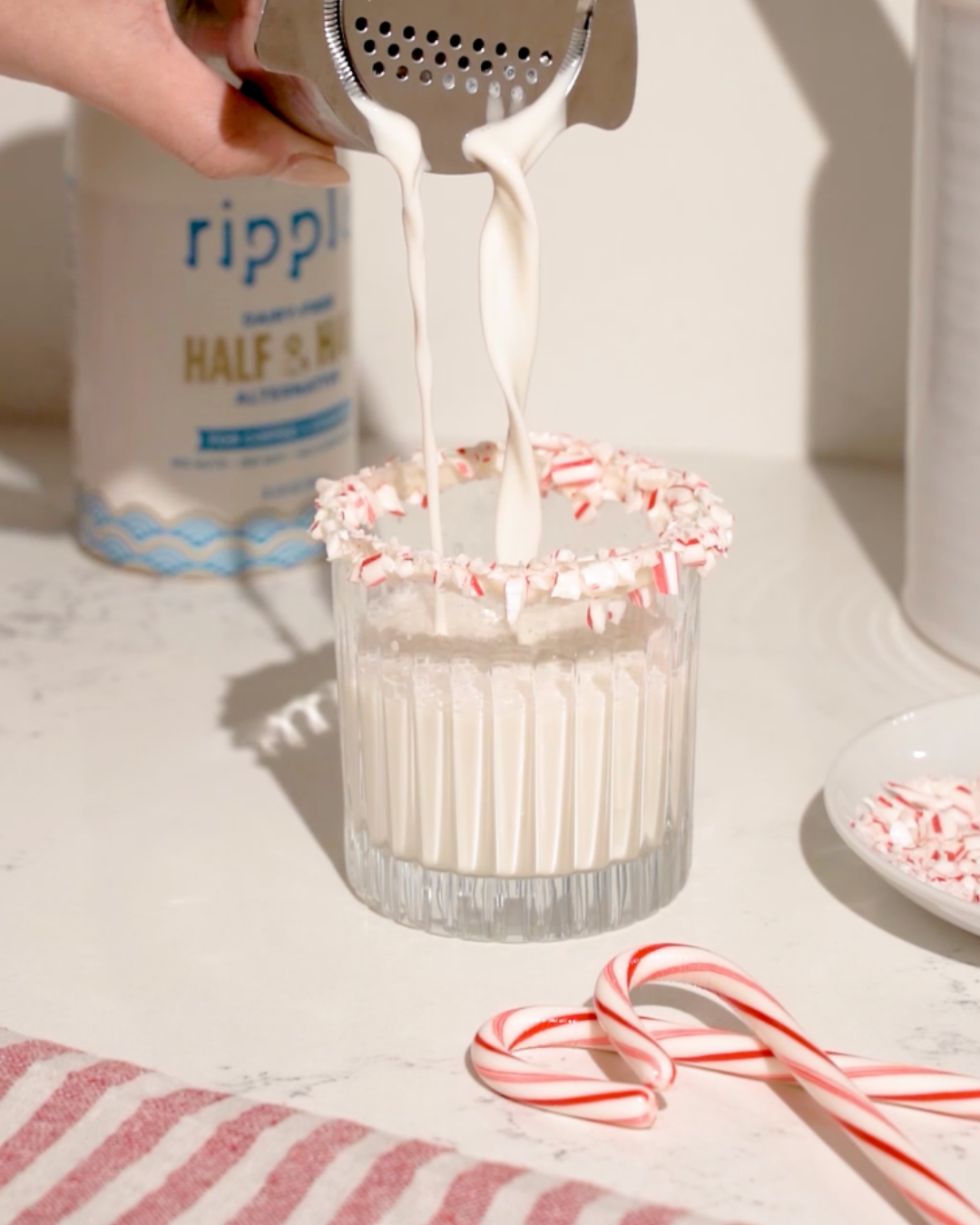 Candy Cane Martini