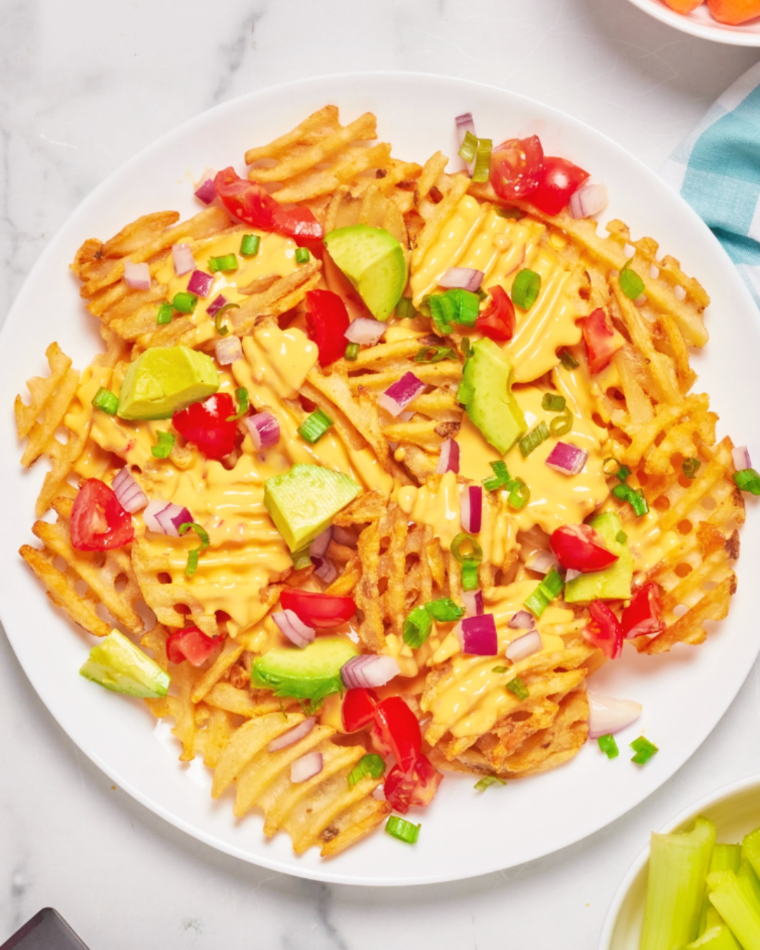 Waffle Fry Nachos