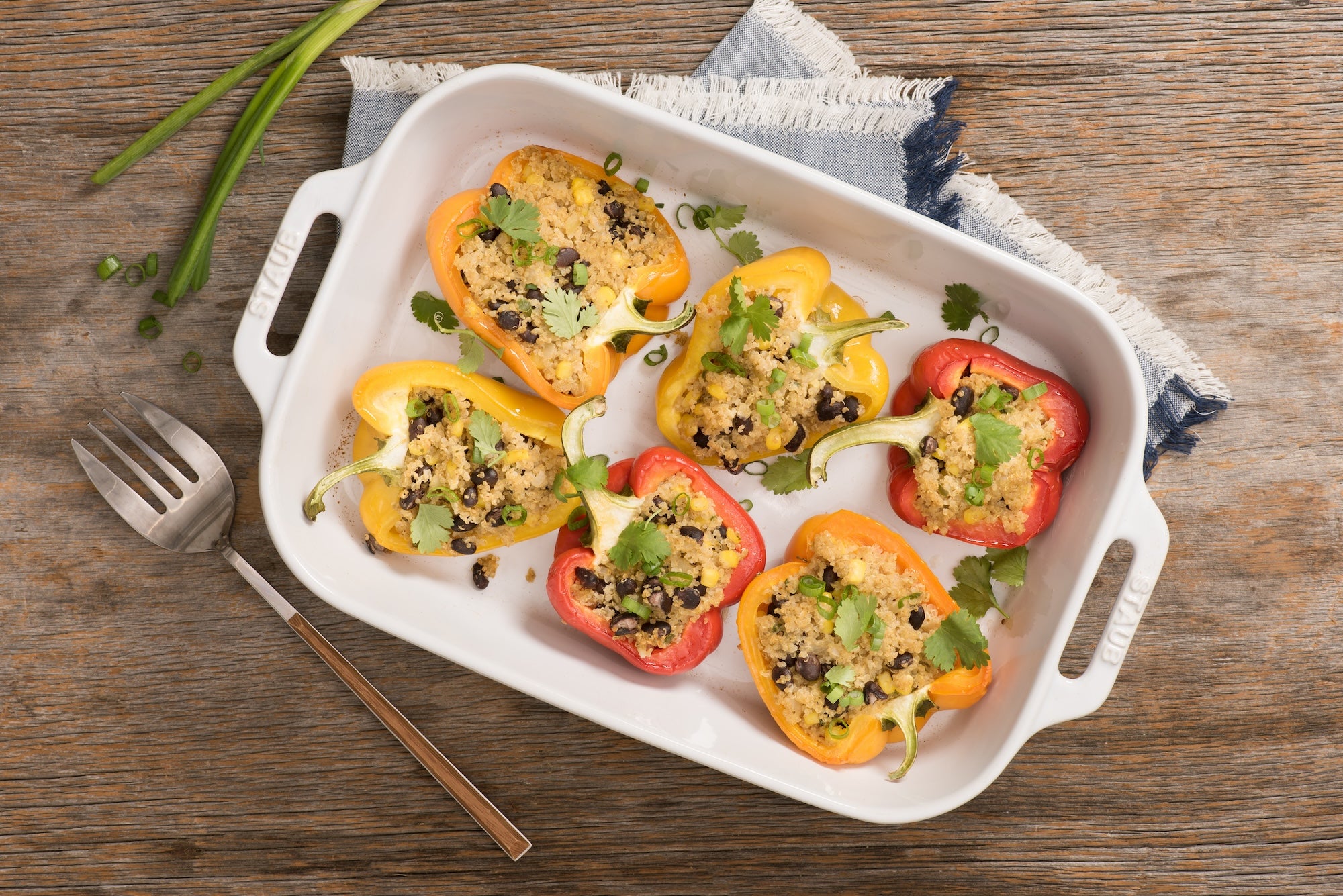 Tex-Mex Quinoa Stuffed Peppers