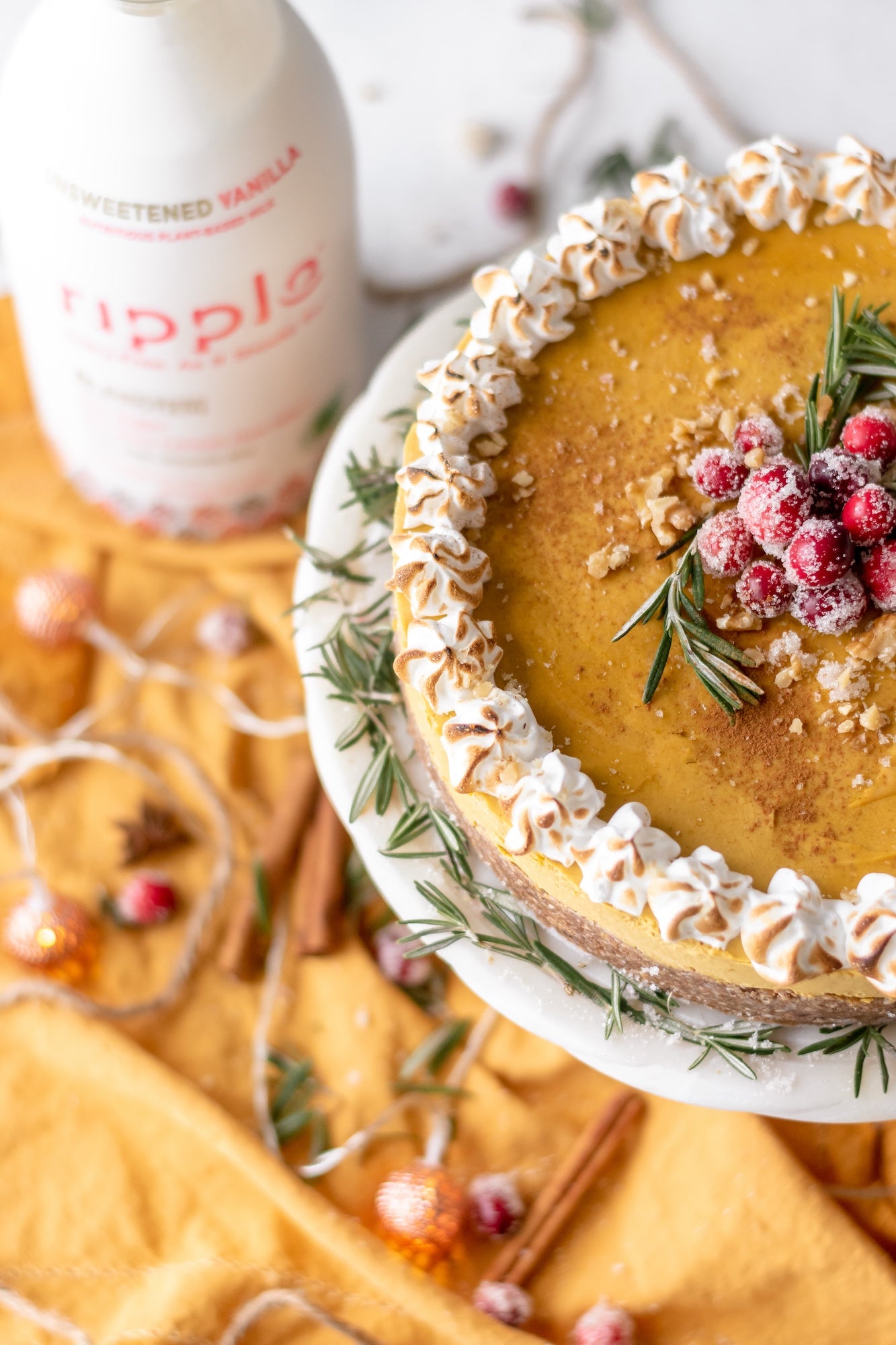 Raw Pumpkin Cheesecake