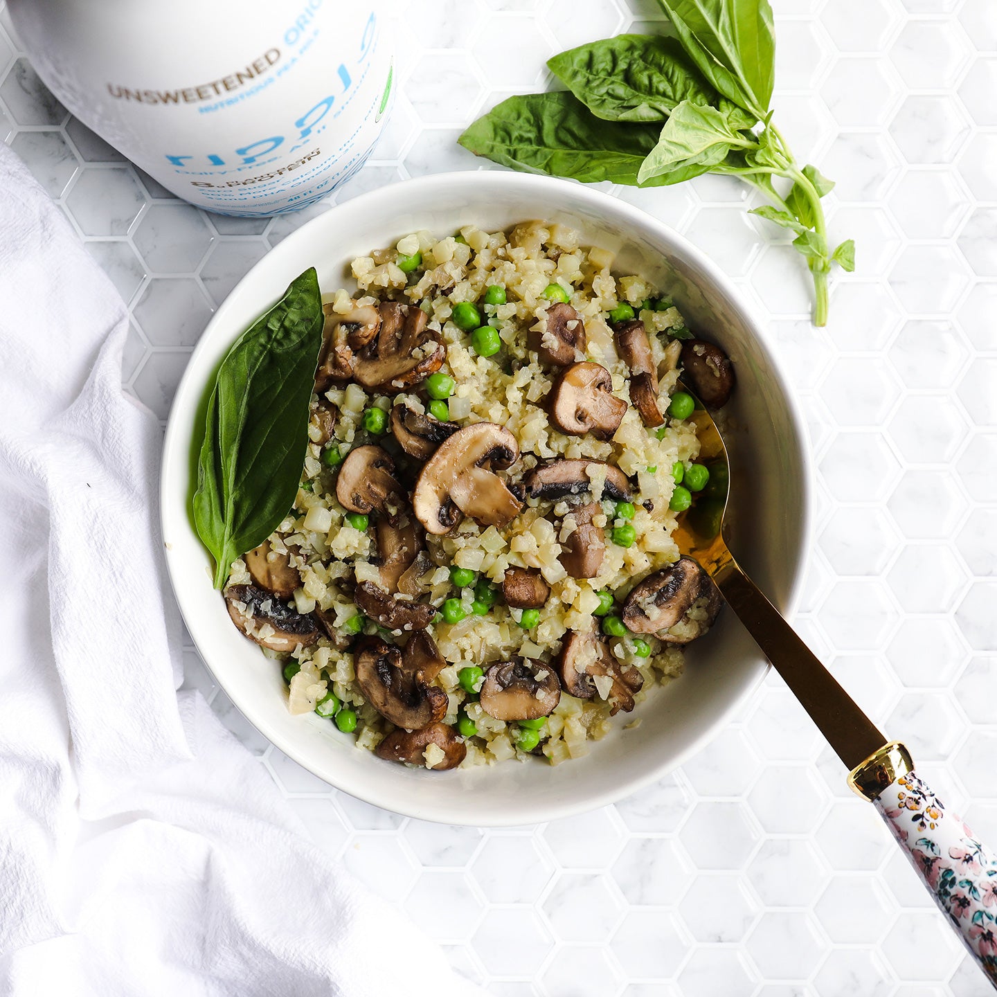 Creamy Vegan Cauliflower "Risotto"