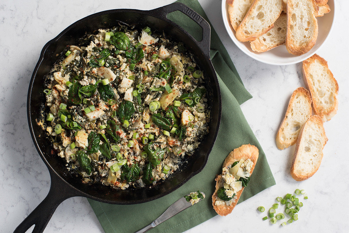 Vegan Spinach Artichoke Spread