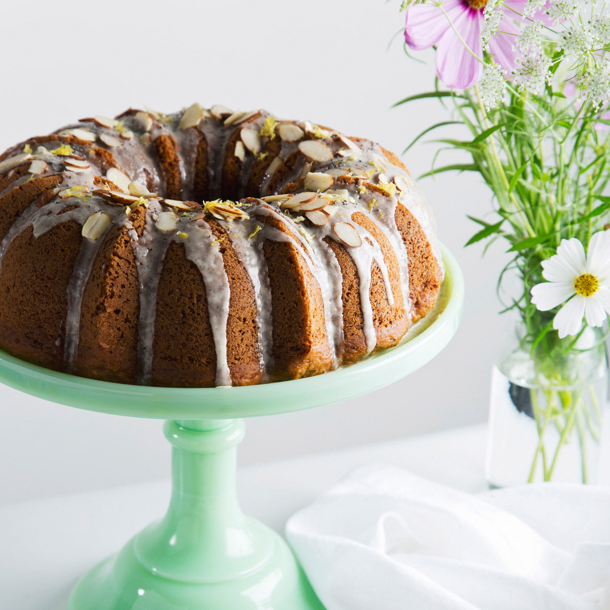 Vegan Lemon Poppyseed Bundt Cake