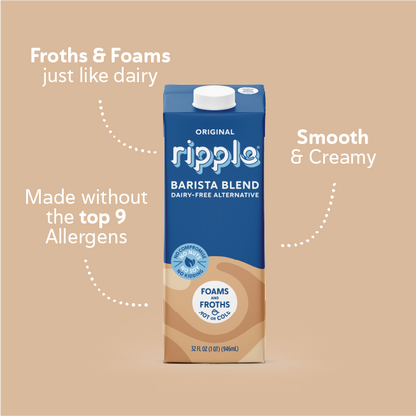 Ripple Shelf-Stable Barista Milk (12-Pack)