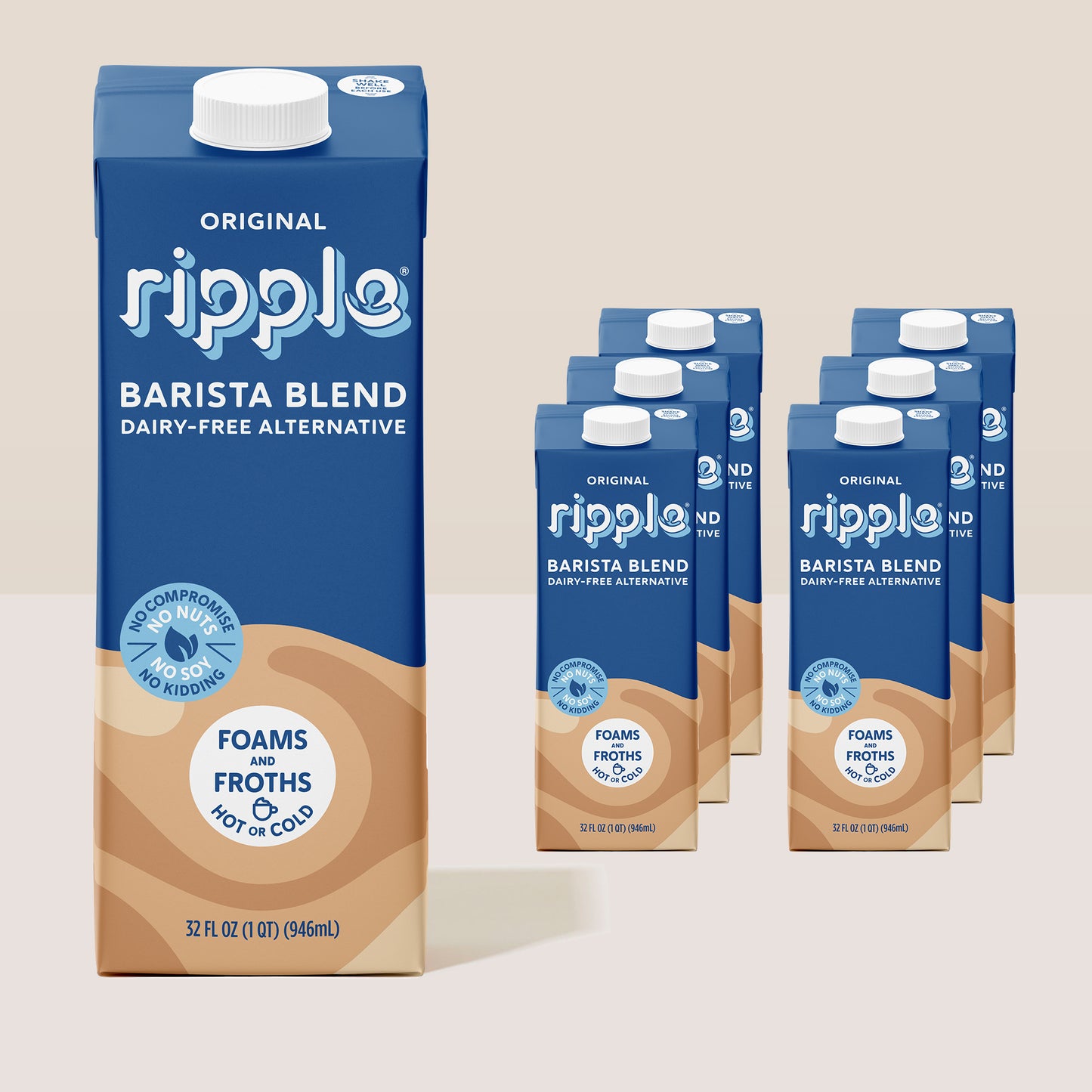 Ripple Shelf-Stable Barista Milk (6-Pack)