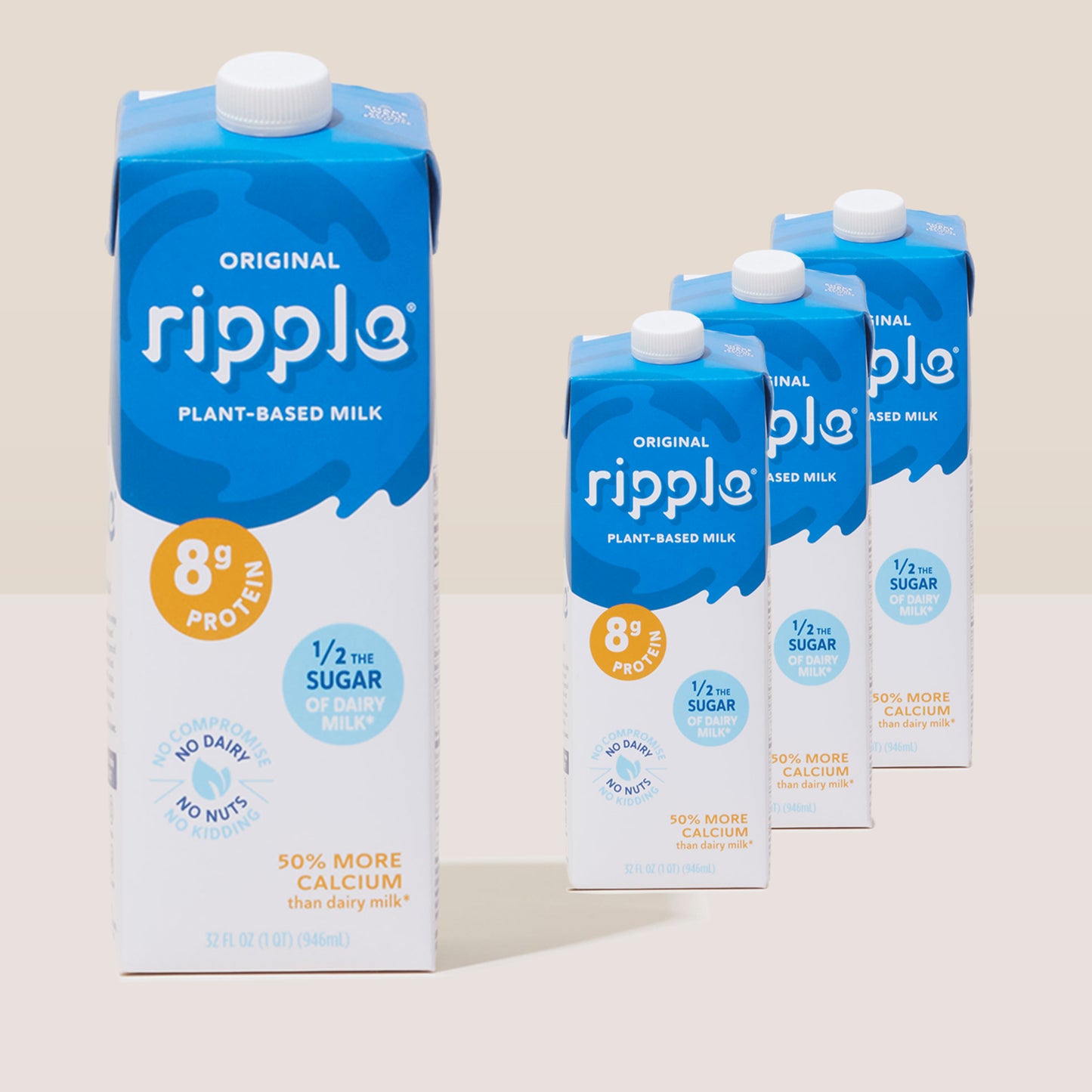 Ripple Shelf-Stable Original Milk (3-pack)