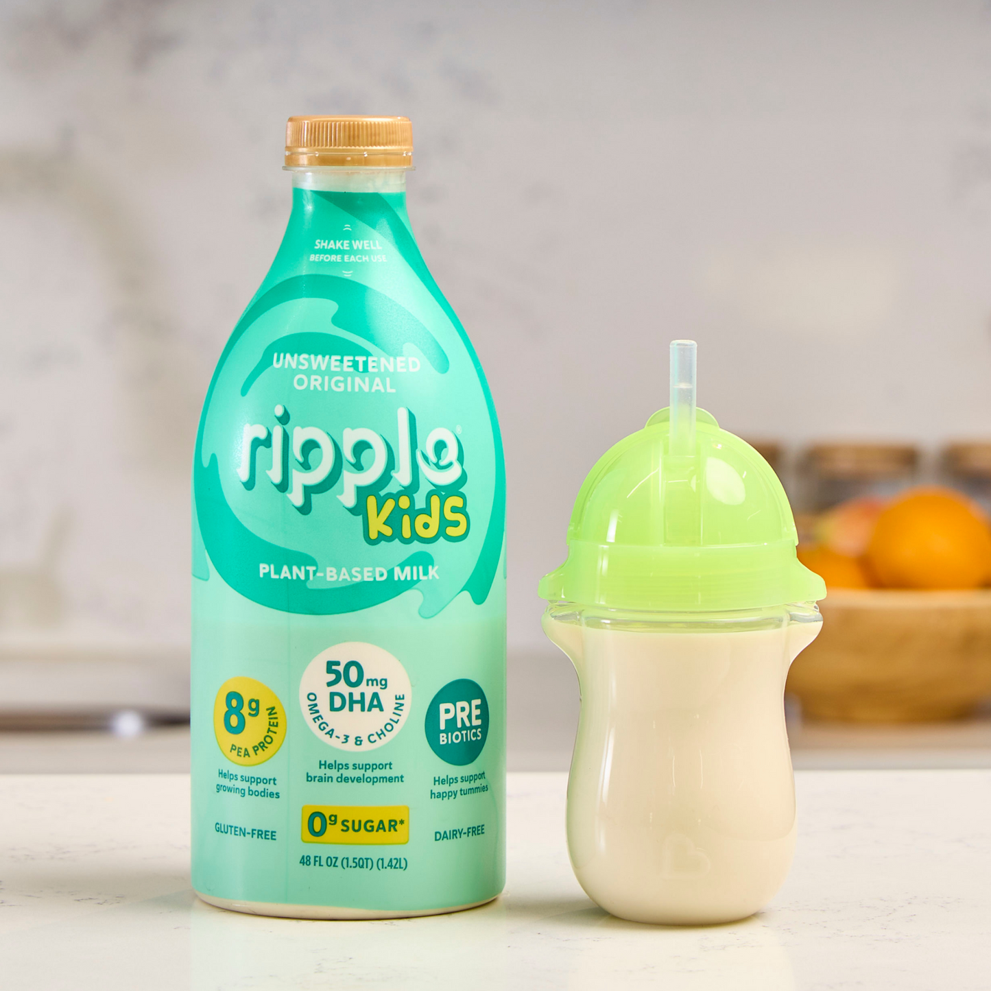 Ripple Kids Refrigerated Unsweetened Original Milk