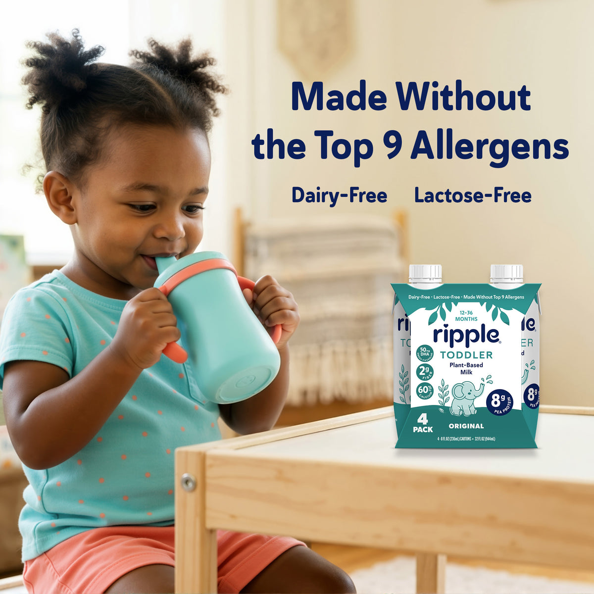 Ripple Toddler On-The-Go Original Milk (16-Pack)