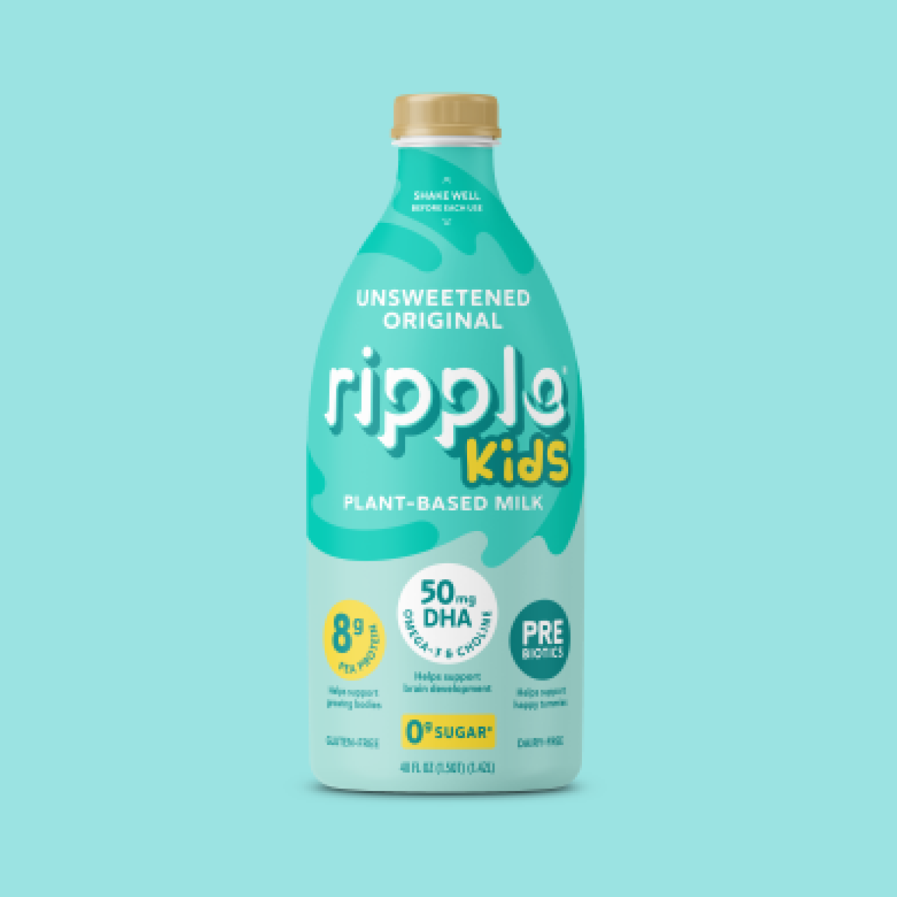 Ripple Kids Refrigerated Unsweetened Original Milk