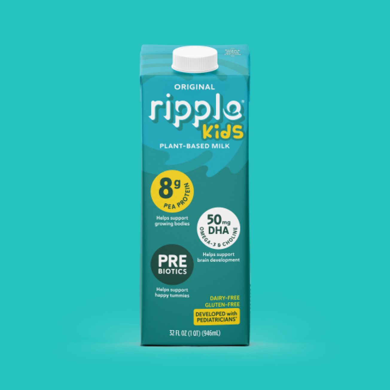 Ripple Kids Shelf-Stable Original Milk (3-Pack)