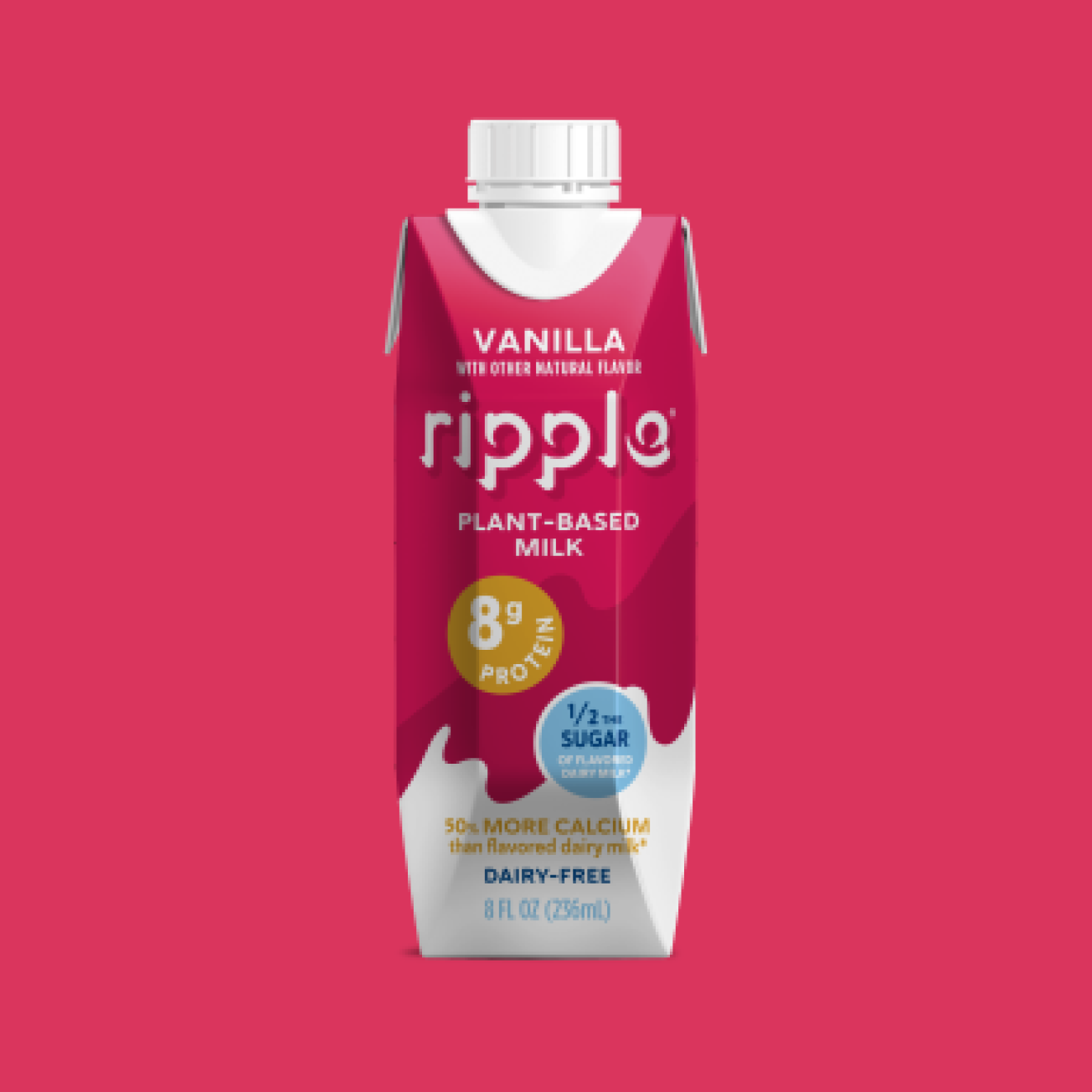 Ripple On-The-Go Vanilla Milk (4-pack)