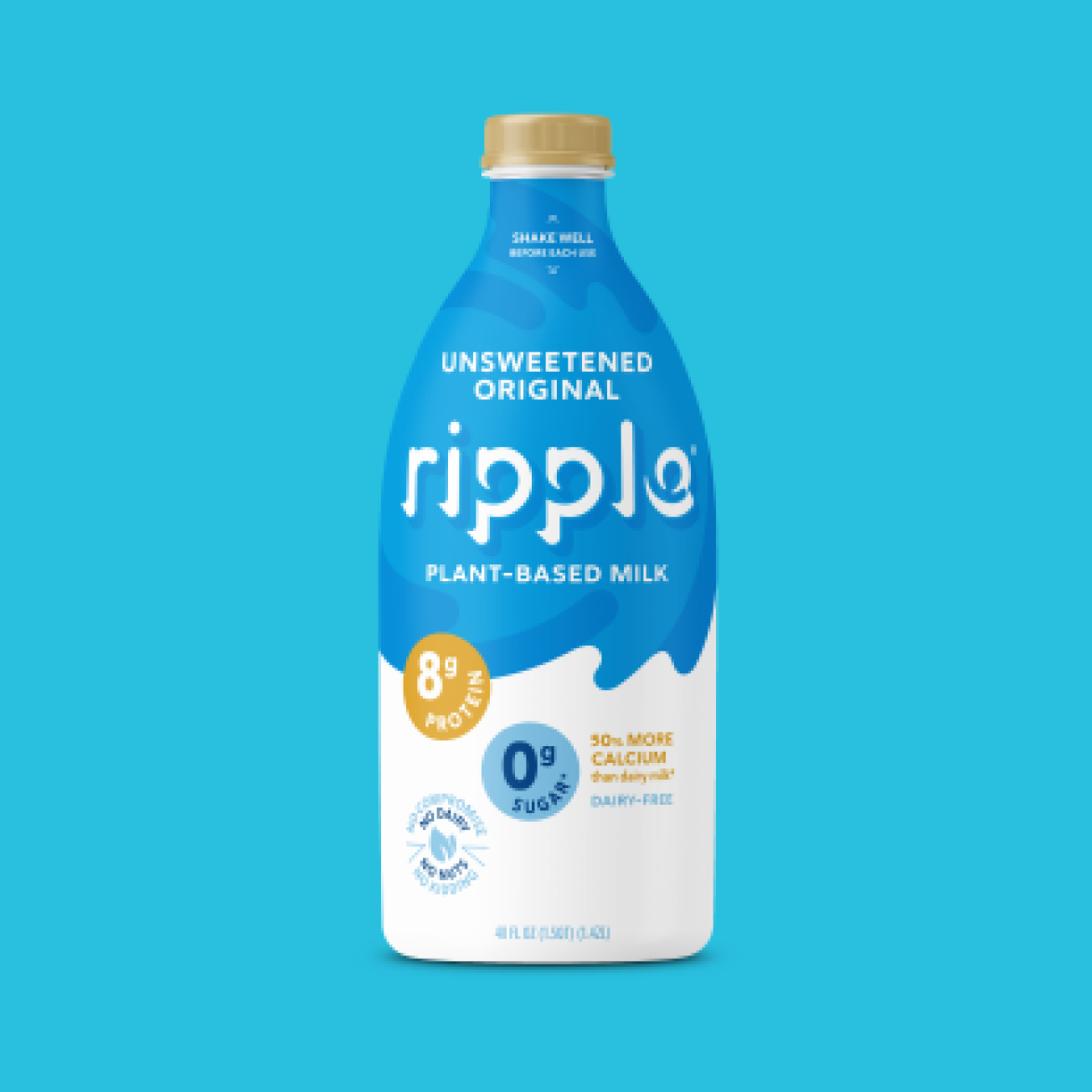 Ripple Refrigerated Unsweetened Original Milk