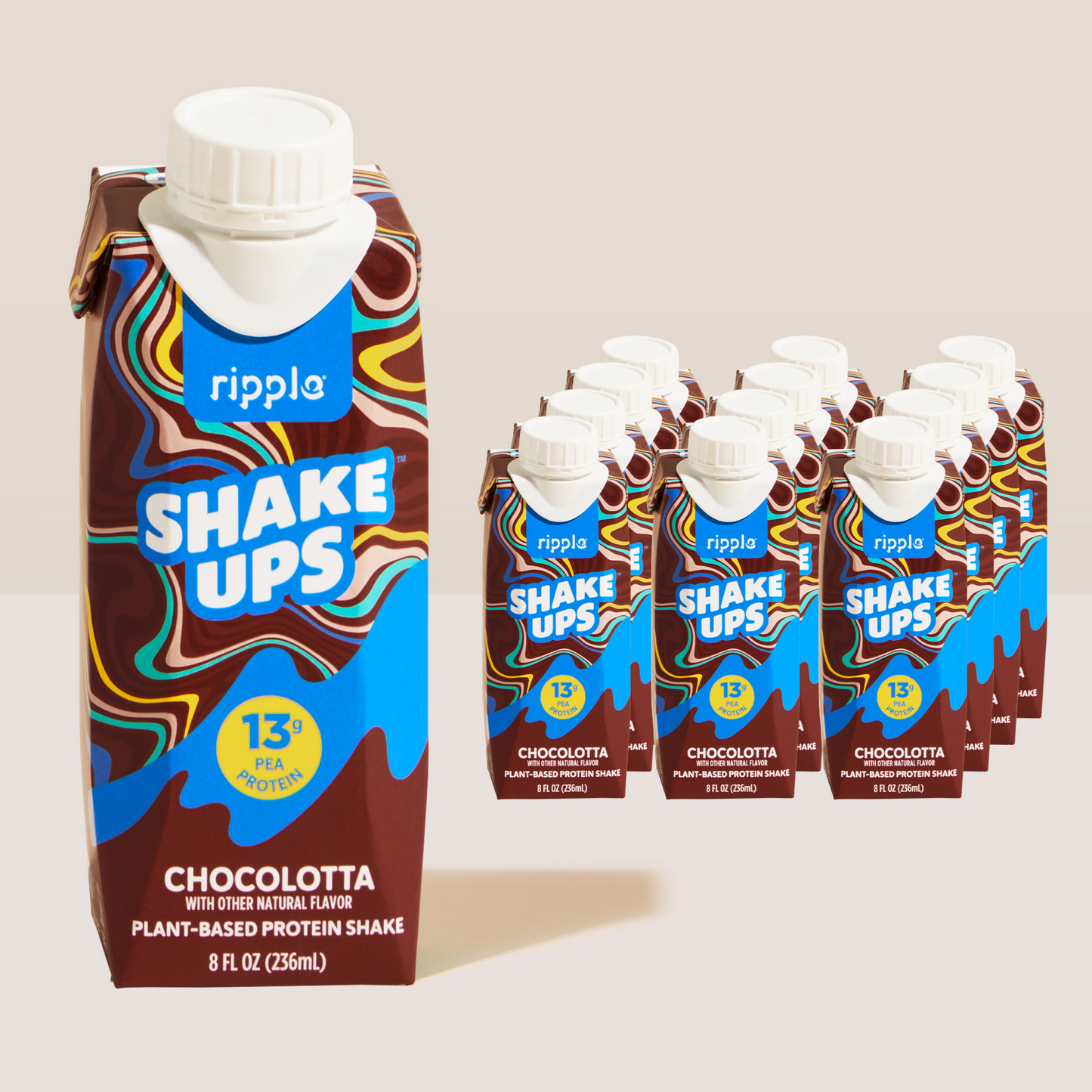 Ripple Chocolotta Kids Protein Shake Ups (12-Pack)